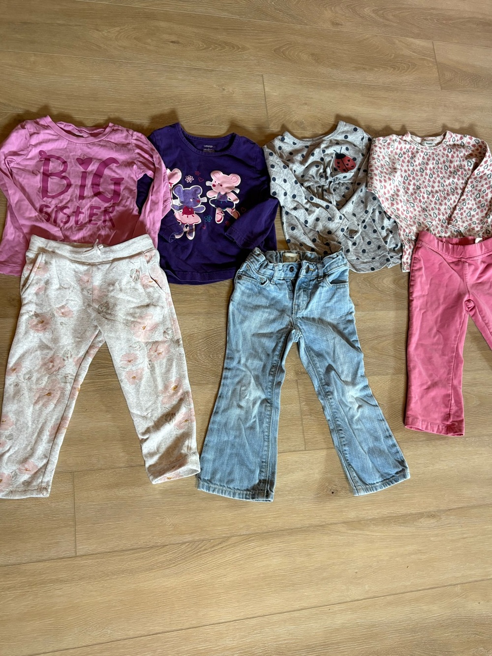 Girls’ 3T Clothing Bundle – 7 Pieces | Fall & Everyday